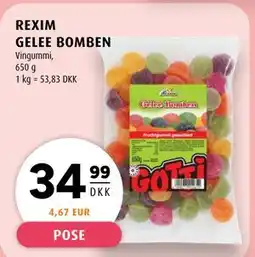 Scandinavian Park REXIM GELEE BOMBEN tilbud