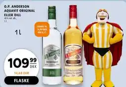 Scandinavian Park O.P. ANDERSON AQUAVIT ORIGINAL ELLER DILL tilbud