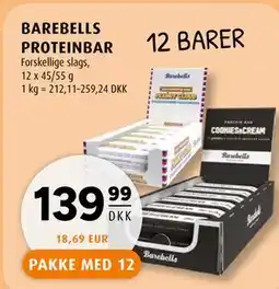 Scandinavian Park BAREBELLS PROTEINBAR tilbud