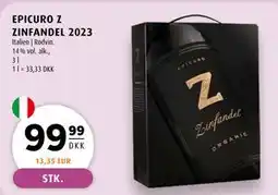 Scandinavian Park EPICURO Z ZINFANDEL 2023 tilbud