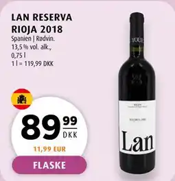 Scandinavian Park LAN RESERVA RIOJA 2018 tilbud