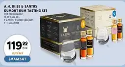 Scandinavian Park A.H. RIISE & SANTOS DUMONT RUM TASTING SET tilbud