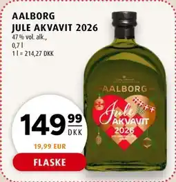 Scandinavian Park AALBORG JULE AKVAVIT 2026 tilbud