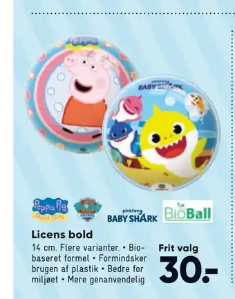 Bilka Licens bold tilbud