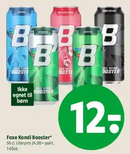 Coop 365 Faxe Kondi Booster tilbud