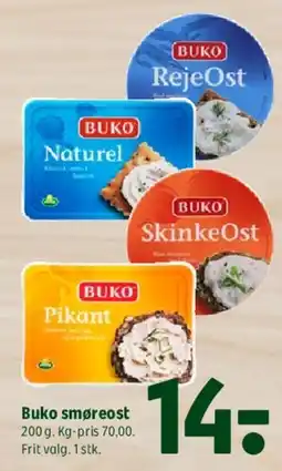 Coop 365 Buko smøreost tilbud