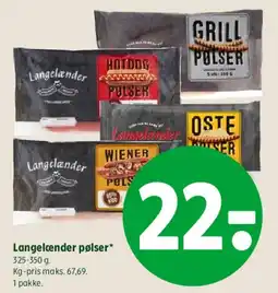 Coop 365 Langelænder pølser tilbud