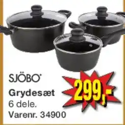 Harald Nyborg Grydesæt 6 dele tilbud