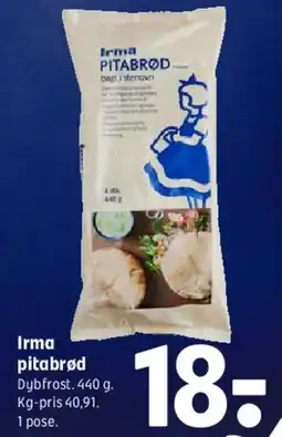 Coop 365 Irma pitabrød tilbud
