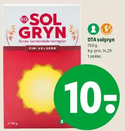 Coop 365 OTA Solgryn tilbud