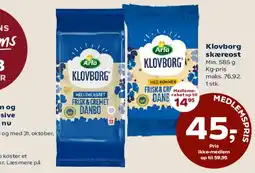 Coop 365 Klovborg skæreost tilbud