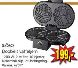 Harald Nyborg Dobbelt vaffeljern tilbud