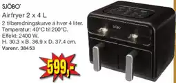 Harald Nyborg Airfryer 2 x 4 L tilbud