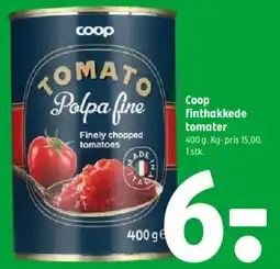 Coop 365 Coop finthakkede tomater (Tomato Polpa fine) tilbud