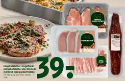 Coop 365 Coop koteletter, stegeflæsk, nakkekoteletter eller filet a la mørbrad tilbud