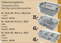 Harald Nyborg Opbevaringsboks (transparent plast) tilbud