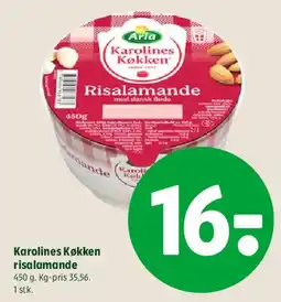 Coop 365 Karolines Køkken risalamande tilbud
