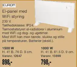 Harald Nyborg El-panel med WiFi styring tilbud