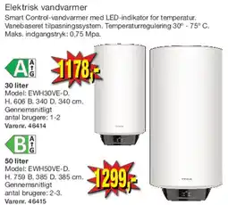 Harald Nyborg Elektrisk vandvarmer tilbud