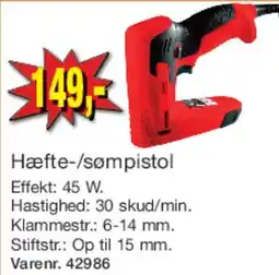 Harald Nyborg Hæfte-/sømpistol tilbud