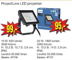 Harald Nyborg ProjectLine LED projektør (flera varianter) tilbud