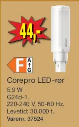 Harald Nyborg CorePro LED-rør tilbud
