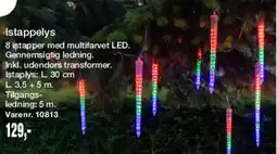 Harald Nyborg Istappelys (multifarvet LED) tilbud