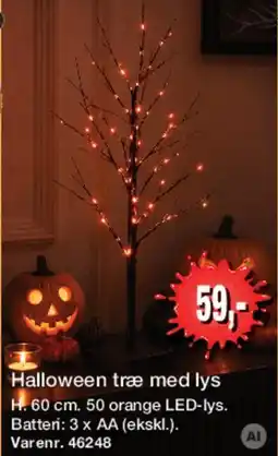 Harald Nyborg Halloween træ med lys tilbud
