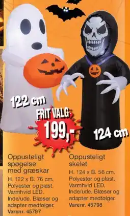 Harald Nyborg Oppustelige Halloween-figurer tilbud