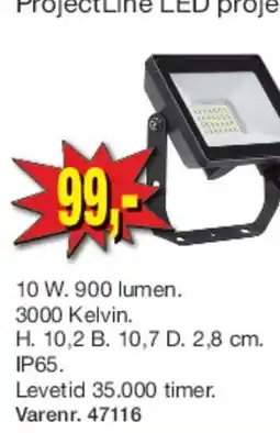 Harald Nyborg ProjectLine LED projektør 20 W tilbud