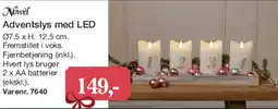 Harald Nyborg Adventslys med LED tilbud
