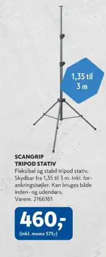 Davidsen Scangrip tripod stativ tilbud