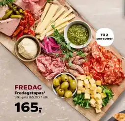 Kvickly FREDAG Fredagstapas tilbud