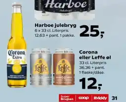 Kvickly Corona eller Leffe øl tilbud