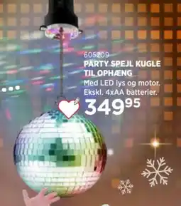 KiDS Coolshop Party spejl kugle til ophæng tilbud
