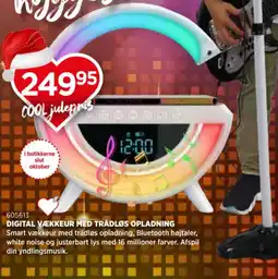 KiDS Coolshop Digital vækkeur med trådløs opladning tilbud