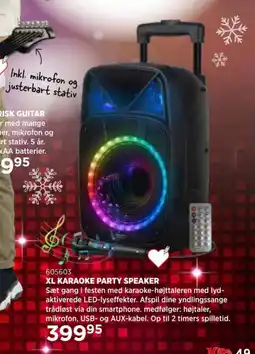 KiDS Coolshop Xl karaoke party speaker tilbud