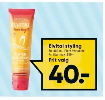 Bilka Elvital styling tilbud