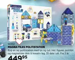 KiDS Coolshop Magna-tiles politistation tilbud