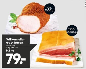 Bilka Grillkam eller røget bacon tilbud