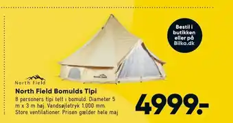 Bilka North Field Bomulds Tipi tilbud