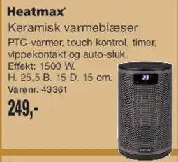 Harald Nyborg Keramisk varmeblæser (PTC) tilbud