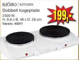 Harald Nyborg SJÖBO Dobbelt kogeplade tilbud