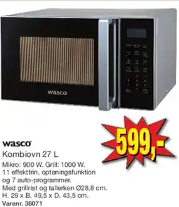 Harald Nyborg wasco Kombiovn 27 L tilbud