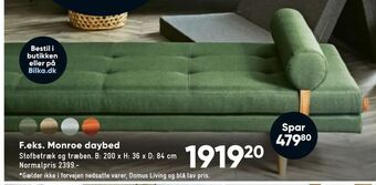 Bilka Monroe daybed tilbud