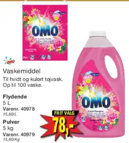 Harald Nyborg Vaskemiddel (OMO) 5 L tilbud