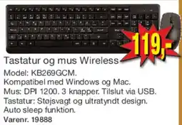Harald Nyborg Tastatur og mus Wireless tilbud
