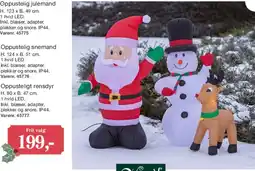 Harald Nyborg Oppustelige julefigurer tilbud