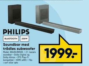 Bilka Soundbar med trådløs subwoofer tilbud