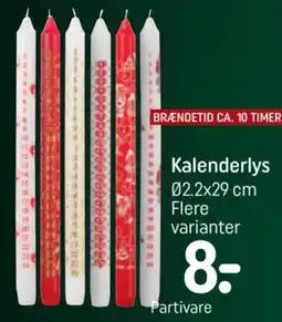 REMA 1000 Kalenderlys tilbud